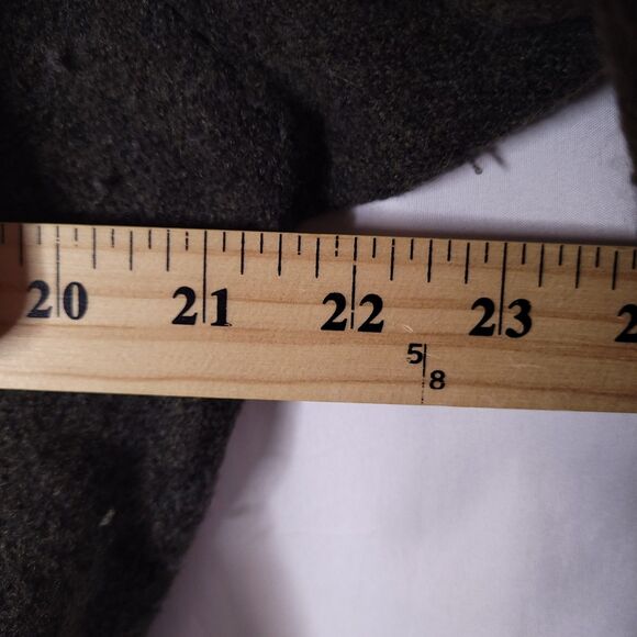 Eileen Fisher Drape Cardigan XL Green Wool Open Front - Picture 6 of 9